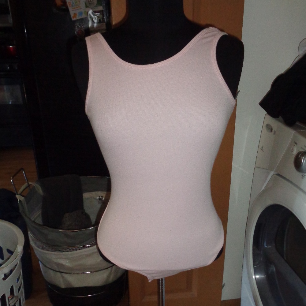 Weekend Soul Pink Ribbed Bodysuit M/L - Picture 5 of 6